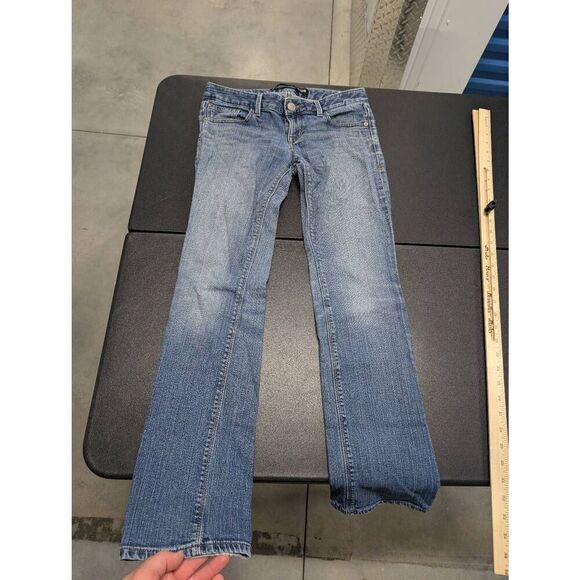 Express Stella Barely Boot Jeans - Light Faded Wash Women's Size 0 - Picture 2 of 8